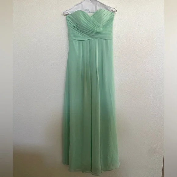 slim fit dress slacks Elpis Cowl Button Satin Maxi Dress Mint– Selfie Leslie main image 0